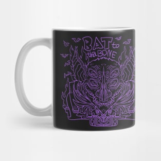 Bat to the bone Pastel Mug